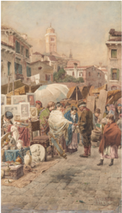 Giuseppe Vizzotto Alberti - Venice (300x300), Png Download