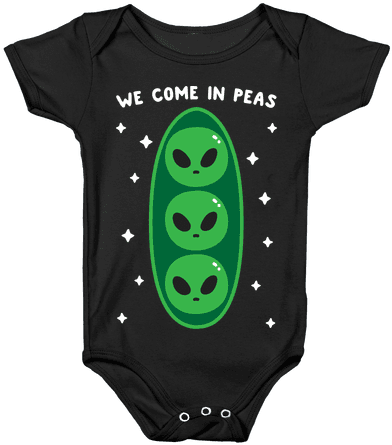 We Come In Peas Baby Onesy - Kylo Ren Onesie Baby (484x484), Png Download