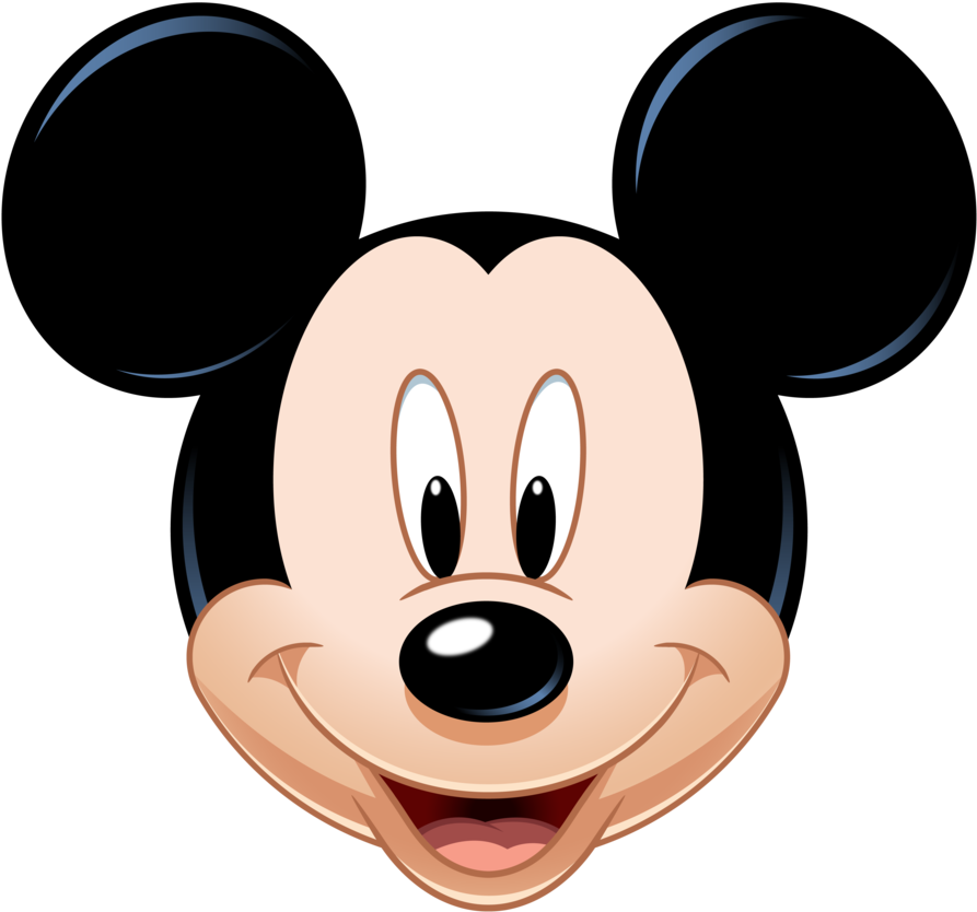 Gold Mickey Ears Png - Cara De Mickey Mouse (900x840), Png Download