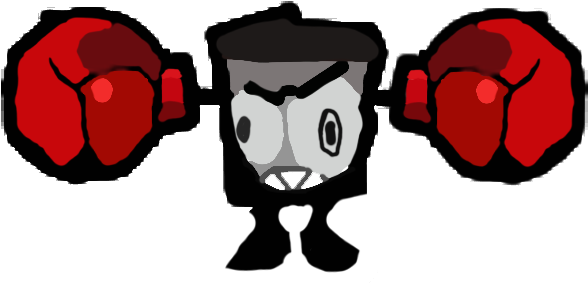 Nixel Boxer 2d - Cartoon (756x680), Png Download