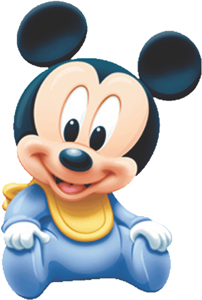 Mickey Baby Large3 - Маленький Микки Маус Картинки (405x600), Png Download