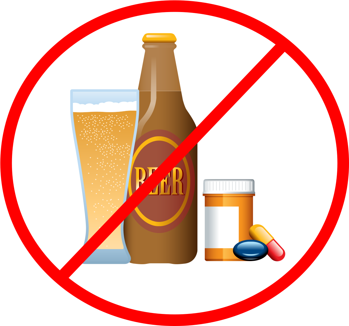 Sedatives And Alcohol Crossed Out - Beer Bottle Crossed Out (1800x1200), Png Download