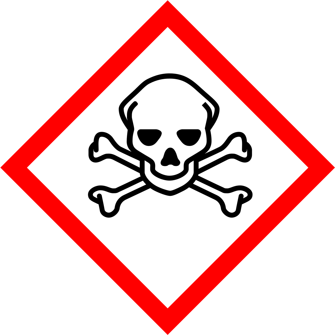 Ghs Pictograms Toxic (1200x1200), Png Download