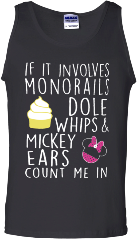 Mickey Ears T Shirts If It Involves Monorails Dole - T-shirt (1024x1024), Png Download