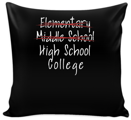 Middle School Graduation Pillow Cover Graduate Grad - Badass Quotes By Pink (480x480), Png Download