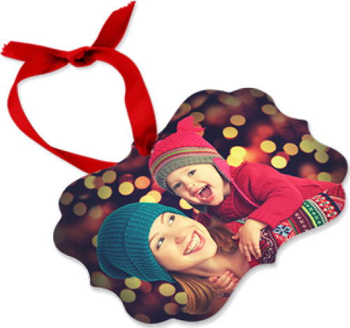 2 Sided Creative Border Aluminum Ornament - Aluminum Ornament, Creative Border, Benelux, 3.95" (500x554), Png Download