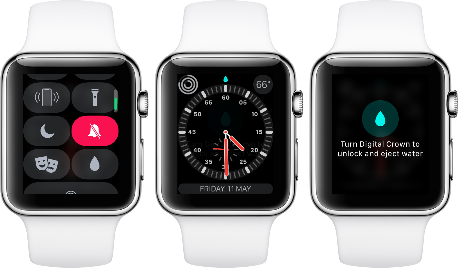 Download How To Enable Water Lock Mode Now Playing App Apple Watch PNG Image with No
