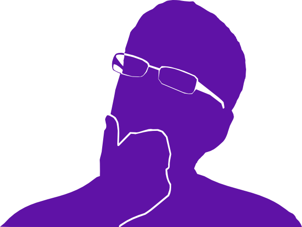 How To Set Use Thinker Clipart Picture As A Slide Svg (600x451), Png Download