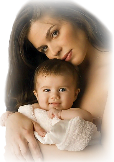 Mother And Baby Clipart Child Gif - Piosenki Na Dzień Mamy (387x552), Png Download