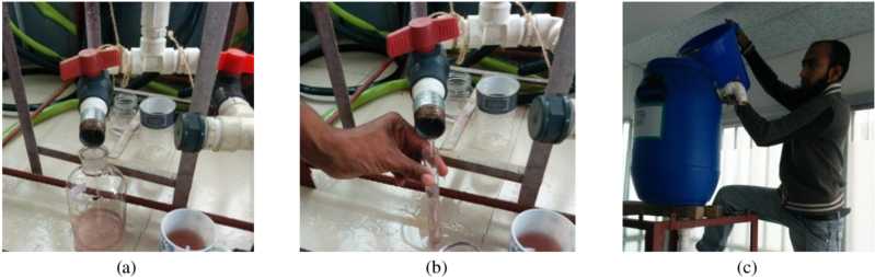 Measuring Filtrate Volume With 500 Ml Glass Bottle, - Plywood (850x272), Png Download