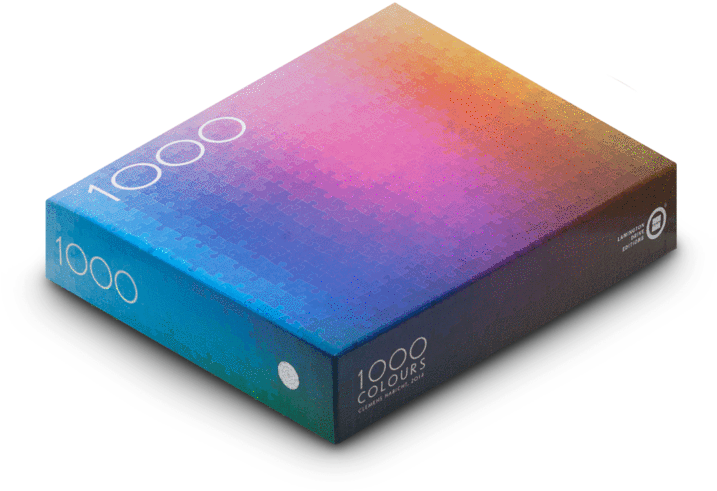 1000 Colours Cmyk Puzzle By Clemens Habicht - Cmyk Color Puzzle (760x622), Png Download