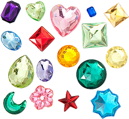 57 Images About Crystal Png On We Heart It - Jewels Transparent (500x482), Png Download