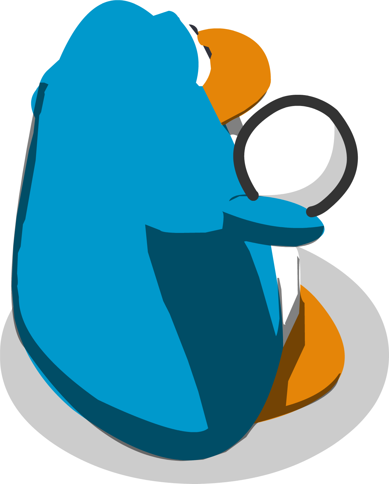 Penguin Throwing Snowball - Club Penguin Snowball Spam (1285x1598), Png Download