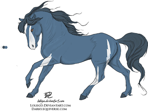 Chained Lightning - Stallion (500x381), Png Download