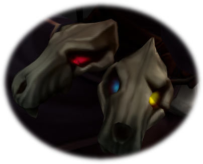 Alexray35 Headlesshecarim Skull - Skull (404x326), Png Download