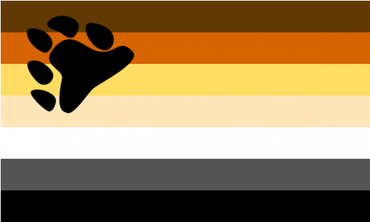 Bear Pride Flag (520x416), Png Download