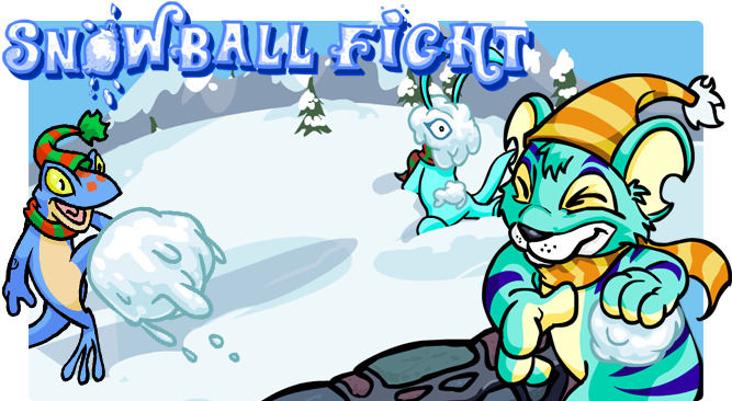Snowball Fight - Snowball Fighting Game (667x375), Png Download