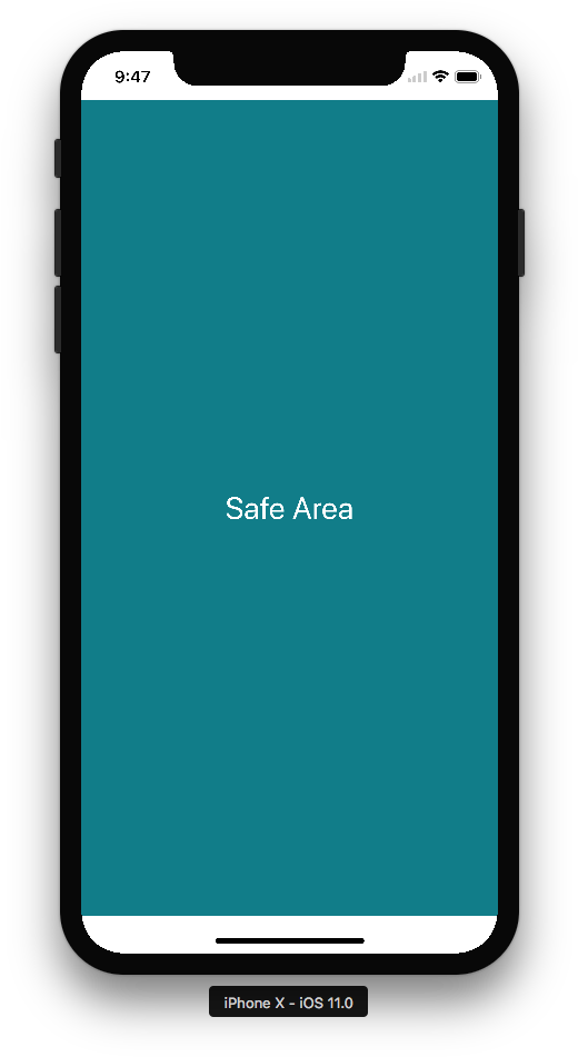 Iphone X Vertical Safe Area - Iphone X Safe Area Size (545x964), Png Download