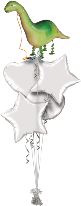 Brontosaurus Airwalker Pet Air Walkers Balloon - My Own Pet Balloons Supersaurus (286x686), Png Download