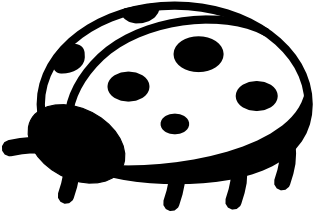 Pix For Black And White Ladybug Clip Art - Ladybug Clip Art (555x785), Png Download