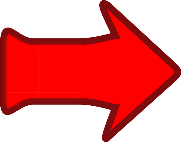 Clipart Red Arrow Pointing Right - Cartoon Arrow Pointing Right (600x473), Png Download