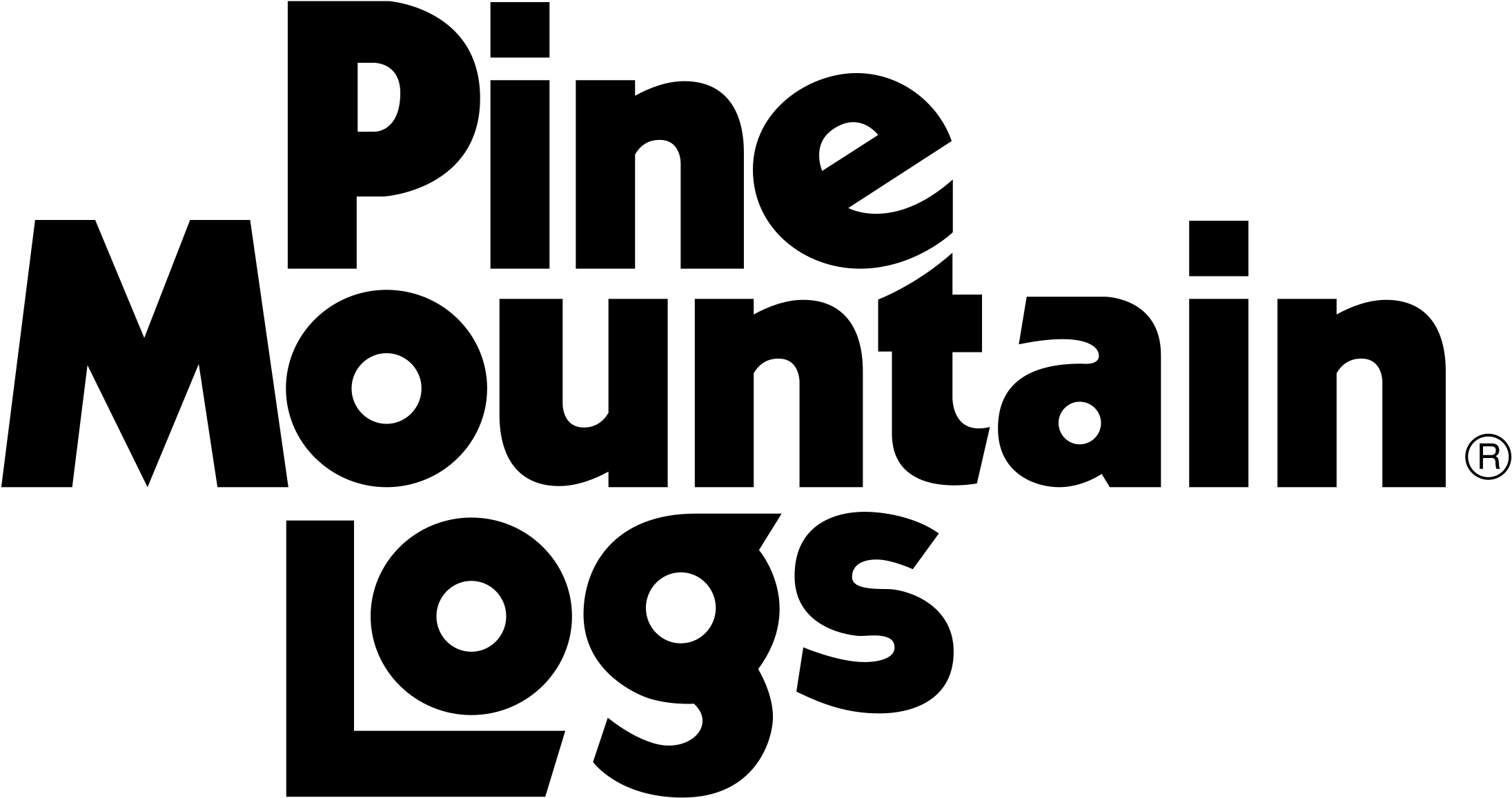 Pine Mountain Logs Logo Png Transparent - Gif (2400x2400), Png Download