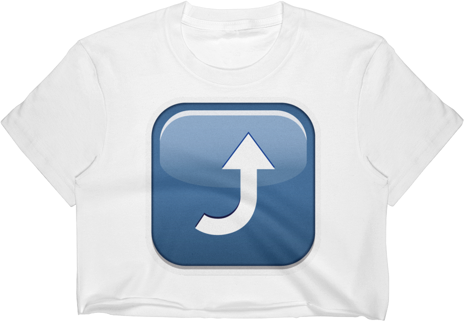 Emoji Crop Top T-shirt - Number (1000x1000), Png Download