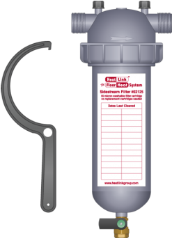 1" Side Stream Filter - Water Bottle (550x375), Png Download