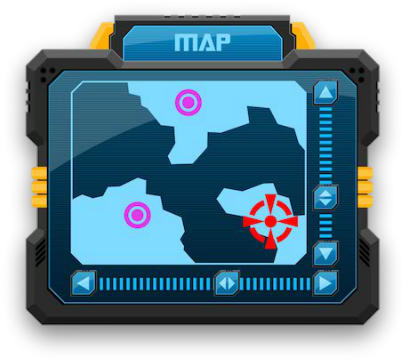 Cute Sci Fi Interface (600x500), Png Download