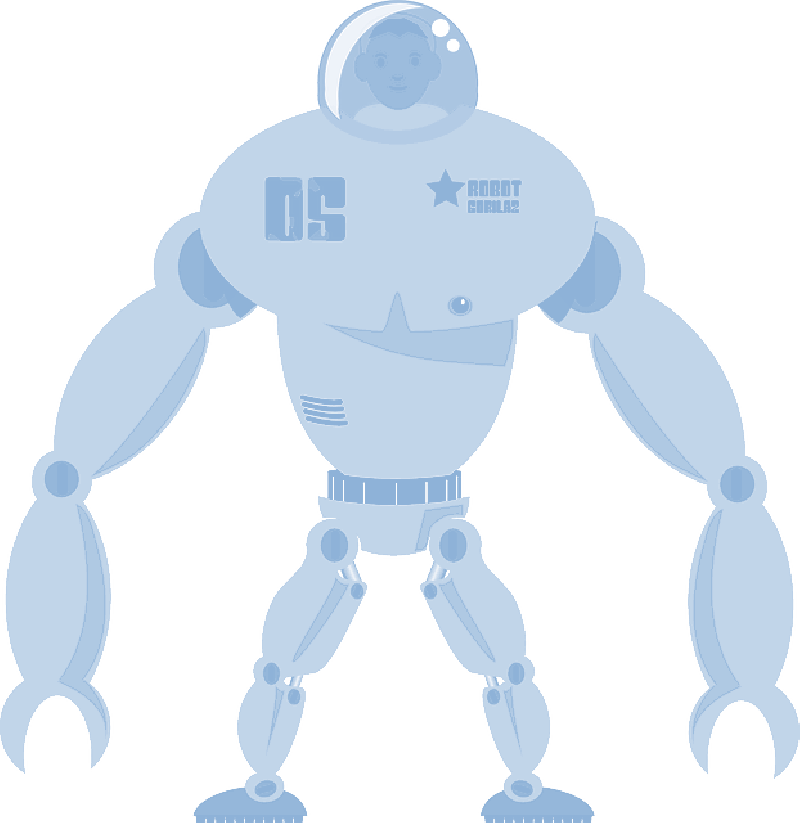 Android, Suit, Astronaut, Protection, Sci-fi - Robot Clip Art (800x823), Png Download