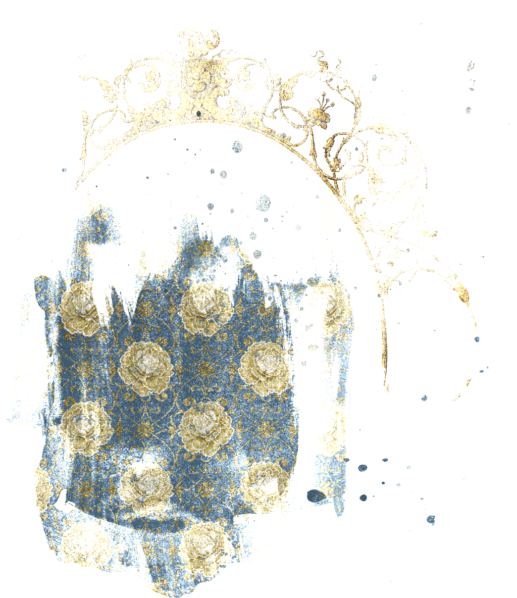 Golden Hand Painted Watercolor Pattern Transparent - Watercolor Painting (1024x1184), Png Download