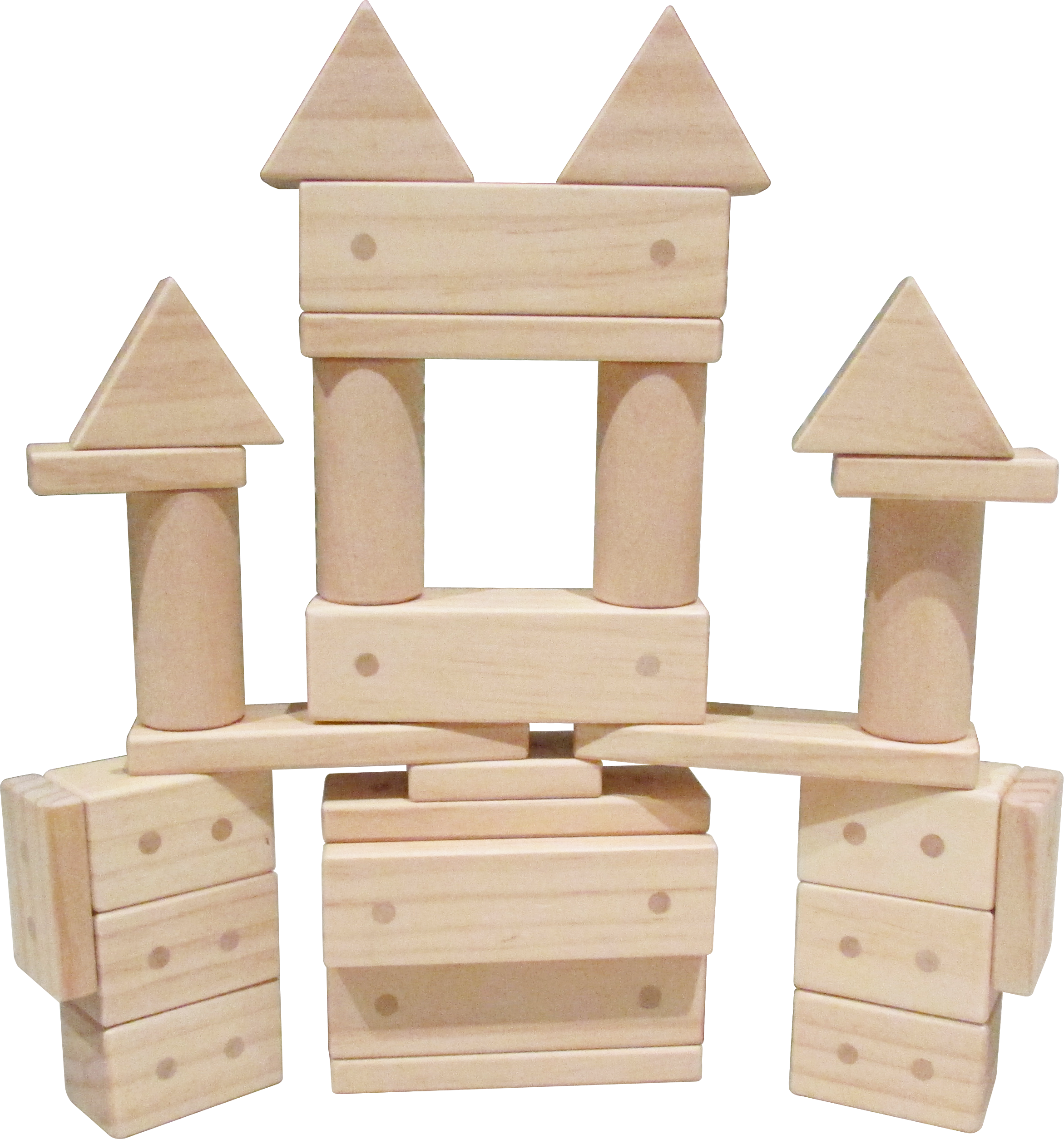 Magnetic Wooden Blocks Set 30 Pieces (2343x2509), Png Download