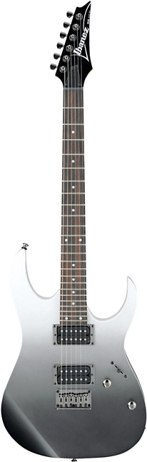 Ibanez, Ibanez Rg421 Pearl Black Fade Metallic Electric - Ibanez Rg421 Pearl Black Fade Metallic (355x647), Png Download