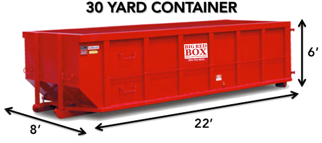 Picture - 20 Cubic Yard Bin (1100x508), Png Download