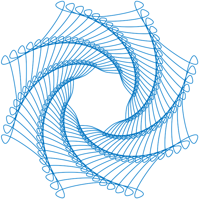 Spirograph, Spiral, Pattern, Geometric, Circle, Shape - Geomtric Circle Png (720x720), Png Download