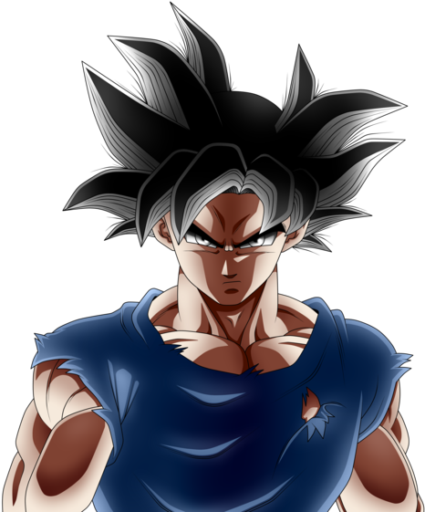 Goku Ultra Instinct By Angelarts2 - Goku Ultra Instinct Render (1024x576), Png Download