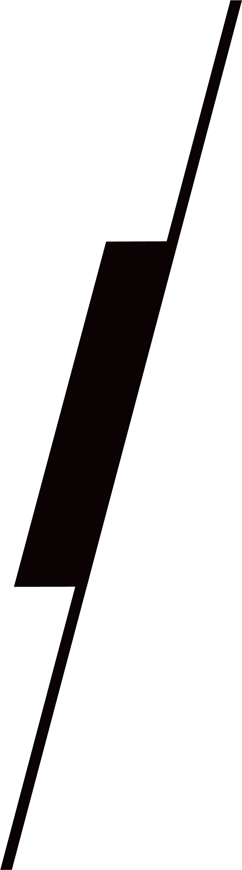 Headers Lower-slash - Slash (1005x2842), Png Download