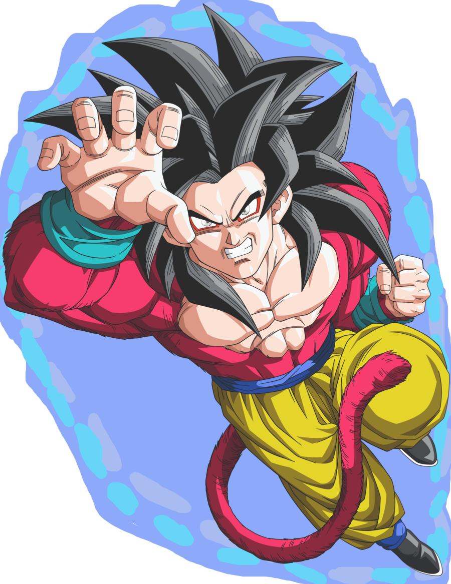 Goku Gt Ultra Instinct - Dragon Ball Gt (900x1167), Png Download