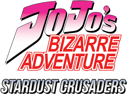 The Year Is - Jojo's Bizarre Adventure Stardust Crusaders Logo (450x342), Png Download