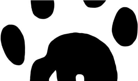 Pawprint Clipart Lion - Royalty-free (480x272), Png Download