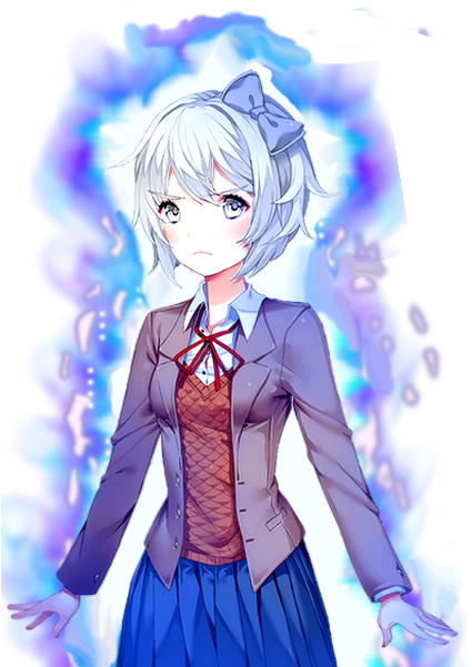 Fun[fun] Ultra Instinct Sayori - Ultra Instinct Sayori (435x600), Png Download