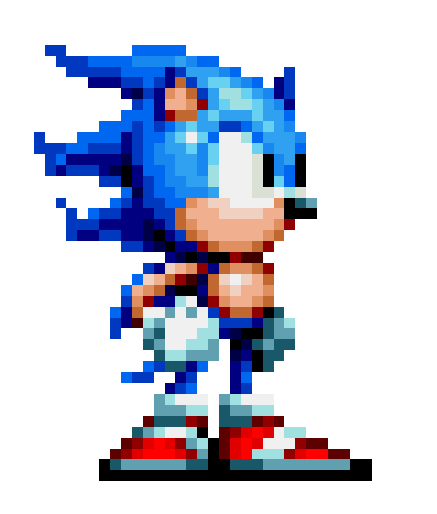 Ultra Instinct Sonic - Sonic Mania Sprite Sonic (430x470), Png Download