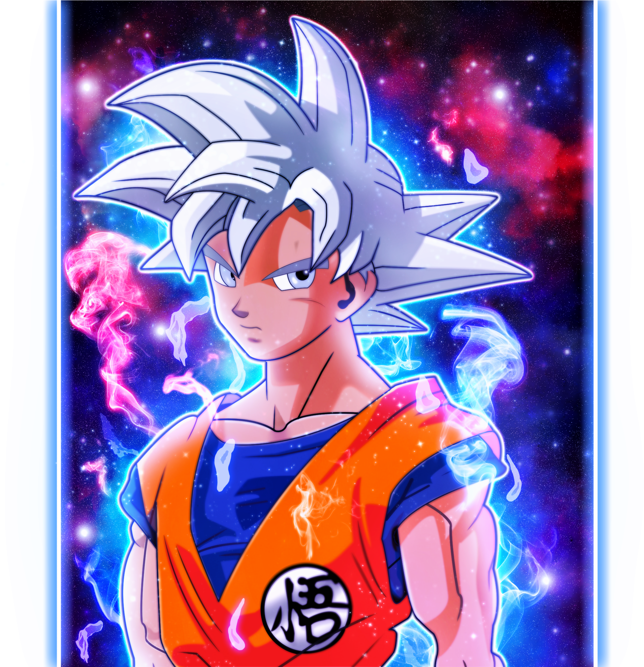 Son Goku Mastered Ultra Instinct Test By Drawing - Goku Mastered Ultra Instinct Drawing (3840x2160), Png Download