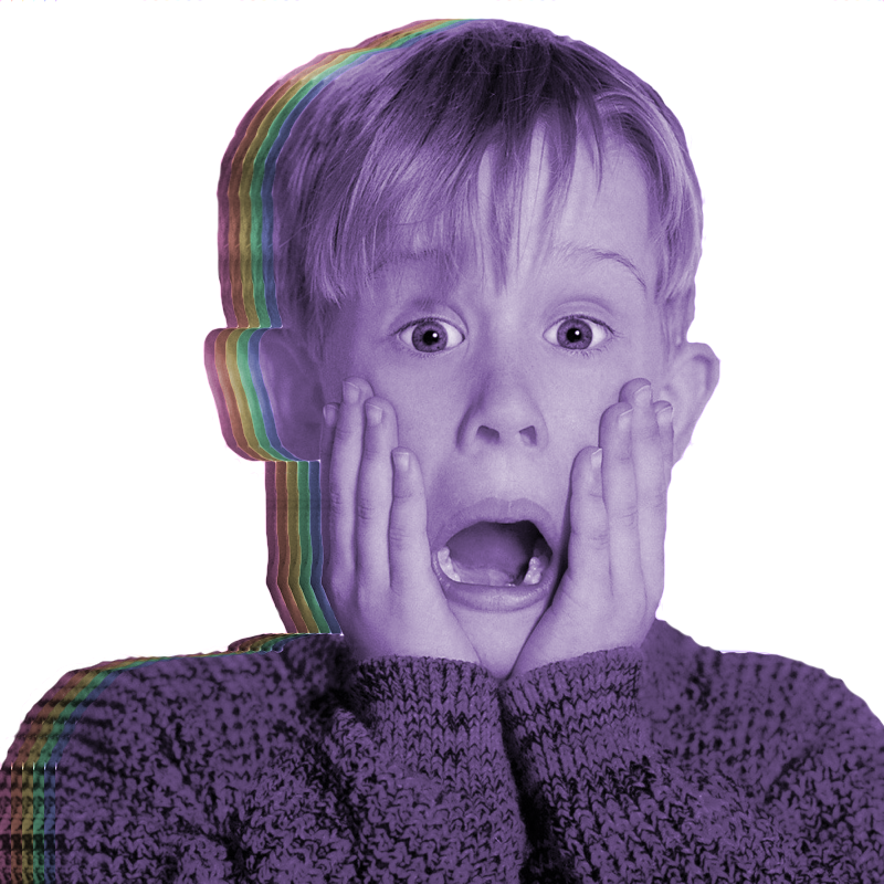 What If Home Alone Is A Metaphor For The Gay Experience - Macaulay Culkin Home Alone Png (800x800), Png Download