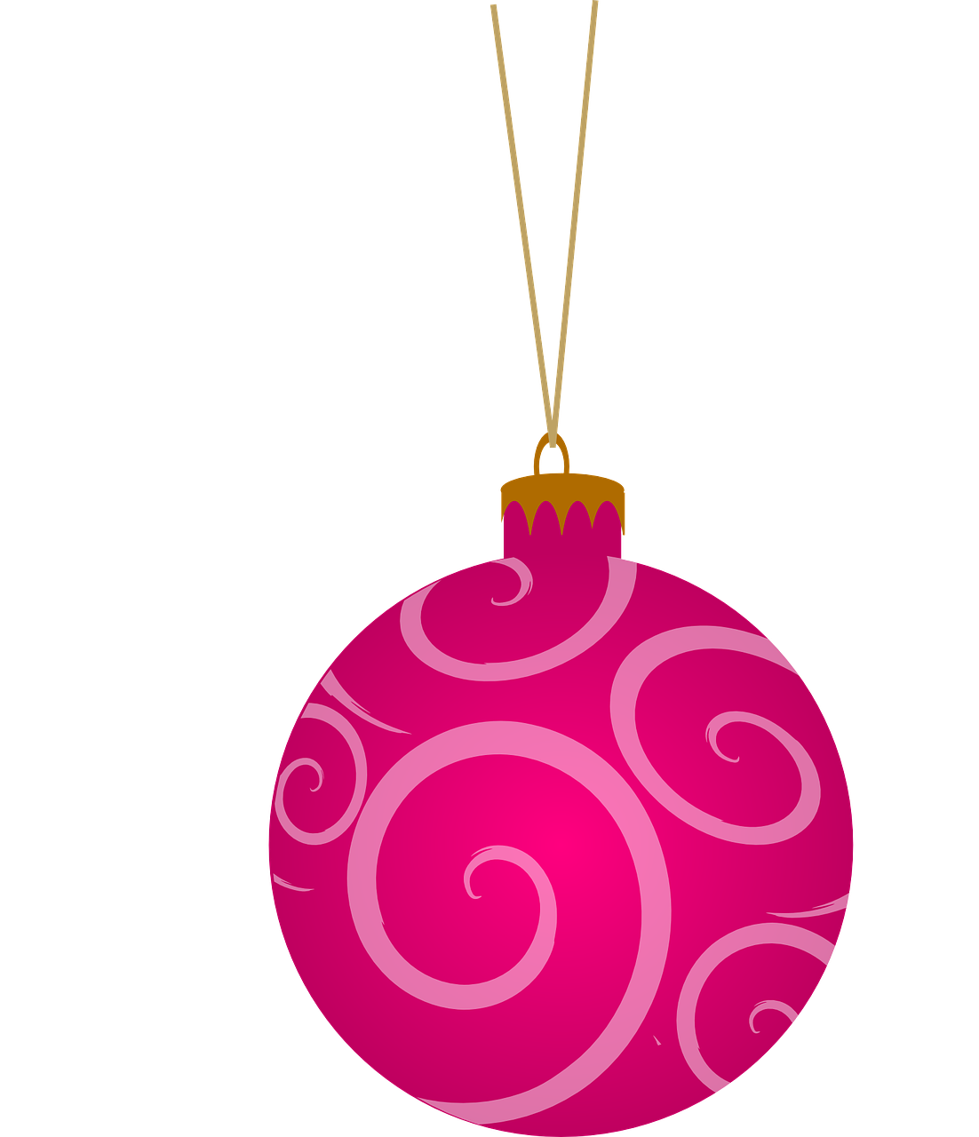 Download Clipart Pink Christmas Tree - Pink Christmas Ornaments Vector PNG  Image with No Background - PNGkey.com, image size:1102x1280