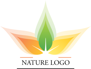 Leaf Logo Design - Allen & Shariff (389x346), Png Download