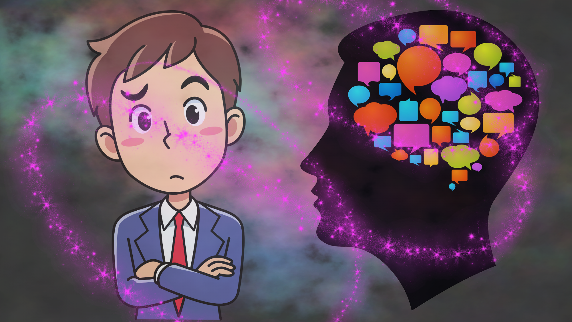If Our Thoughts Are As Stardust - Example Of Intrapersonal Communication (2000x1125), Png Download