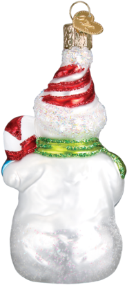 Bassett Hound Glass Ornament By Old World Christmas (442x442), Png Download