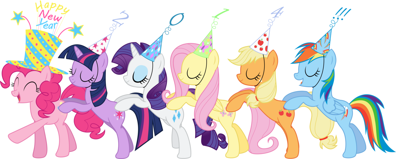 2014, Absurd Res, Applejack, Artist - My Little Pony Feliz Cumpleaños Png (1280x513), Png Download