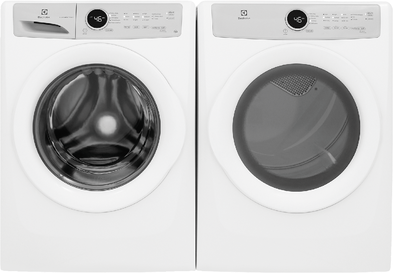 Electrolux Front Load Laundry Pair Island White Ellauefdg317tiw - Eflw317tiw (1280x1280), Png Download